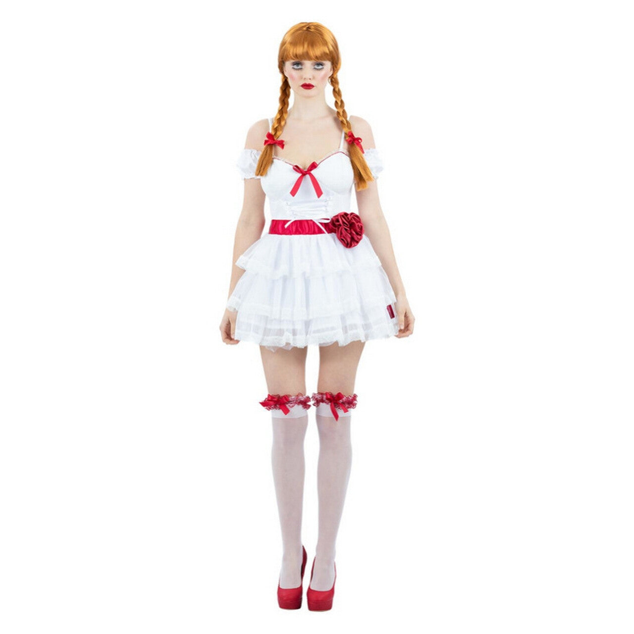 Op deze afbeelding zie je een Kostuums, van het merk Smiffy's. Annabelle Living Doll Vrouw Kostuum