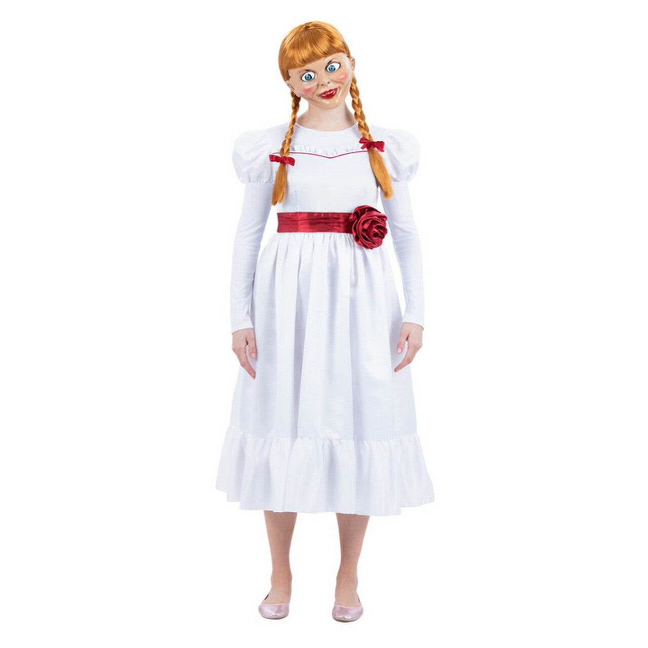 Op deze afbeelding zie je een Kostuums, van het merk Smiffy's. Annabelle De Kwaadaardige Pop Vrouw Kostuum