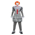 Grijze Kwaadaardige Clown Man Kostuum
