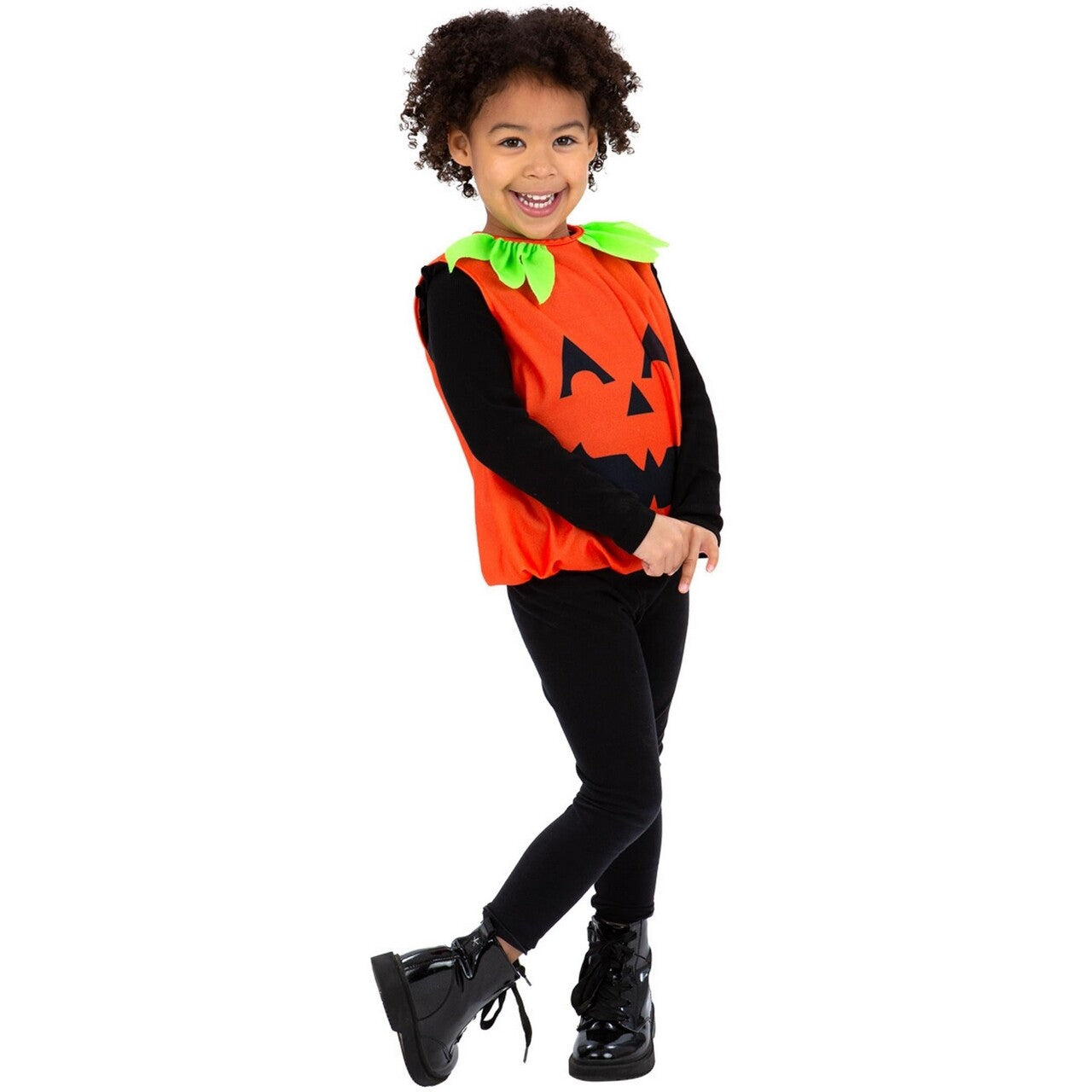 Op deze afbeelding zie je een Kostuums, van het merk Smiffy's. Pompoentje Griezelgroentje Kind