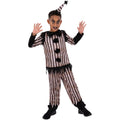 Donker Vintage Clownskostuum Voor Jongens Kostuum