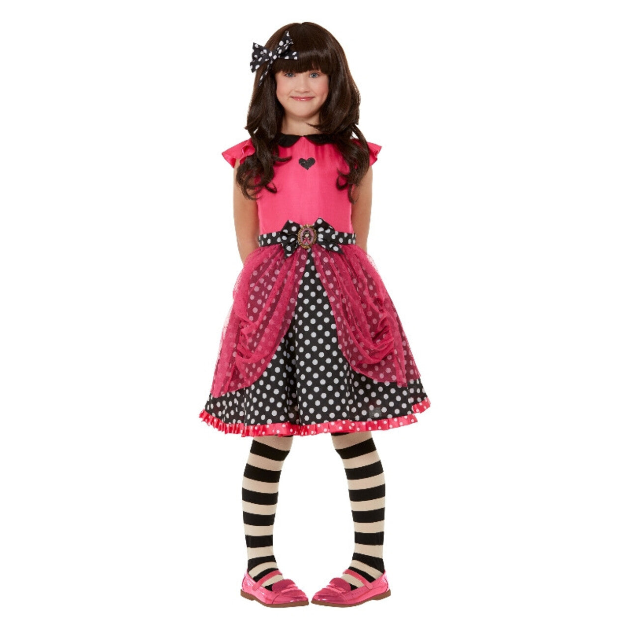 Op deze afbeelding zie je een Kostuums, van het merk Smiffy's. Santoro Pop Ladybird Lieveheersbeestje Meisje Kostuum
