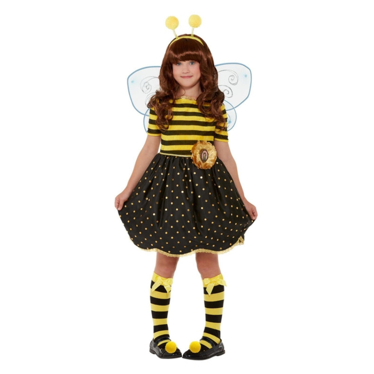 Op deze afbeelding zie je een Kostuums, van het merk Smiffy's. Santoro Pop Bee Loved Bij Jurkje Meisje