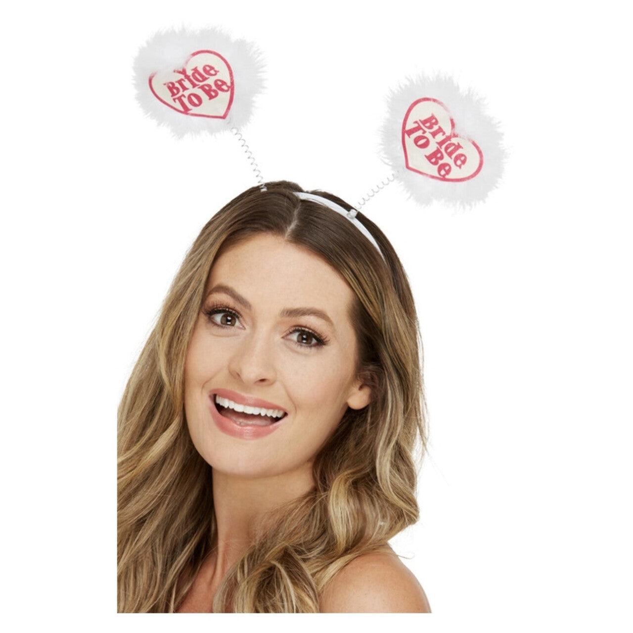 Op deze afbeelding zie je een Accessoires, van het merk Smiffy's. Bride To Be Bopper Hoofdband