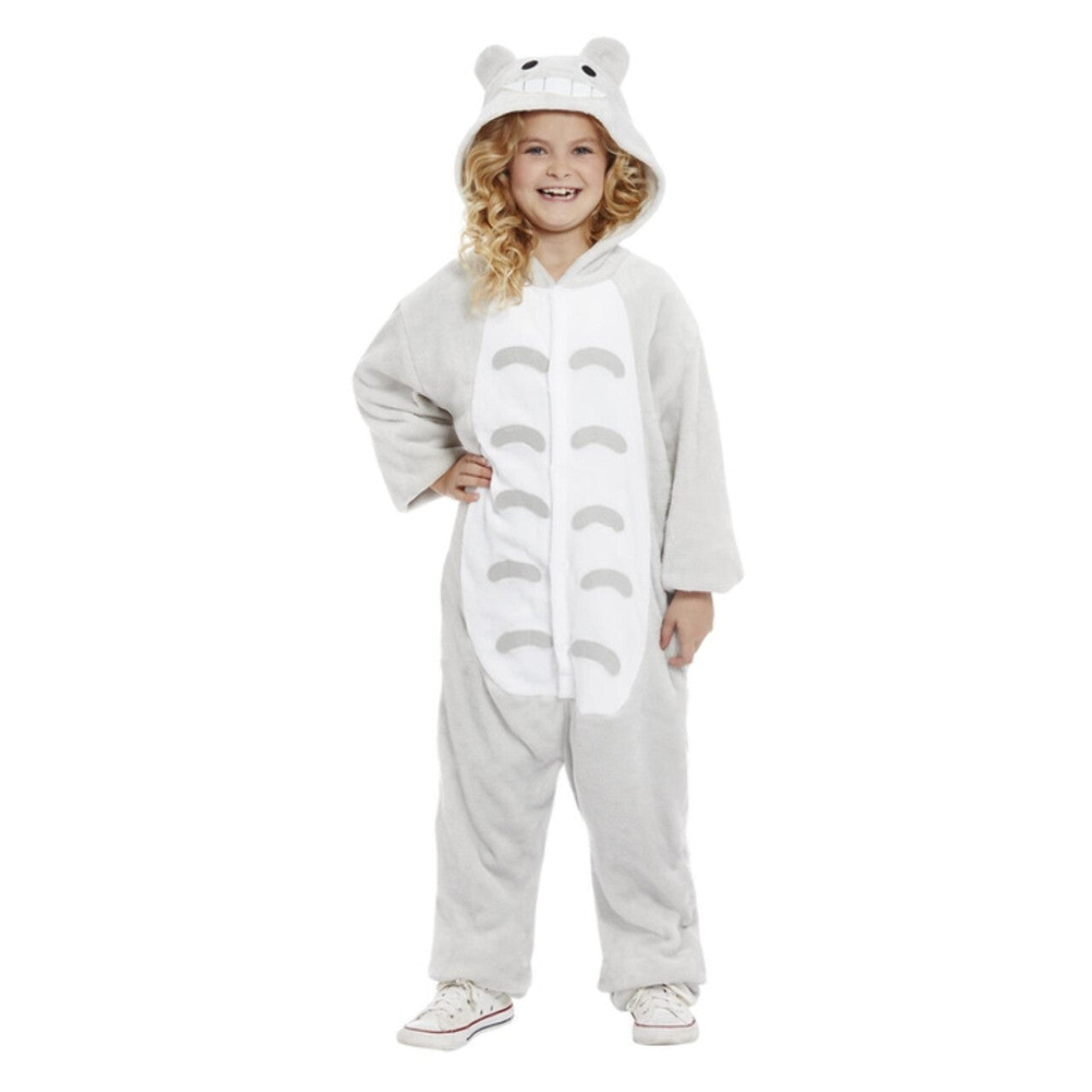 Op deze afbeelding zie je een Kostuums, van het merk Smiffy's. De Knuffelige Lachende Kat Kind Kostuum