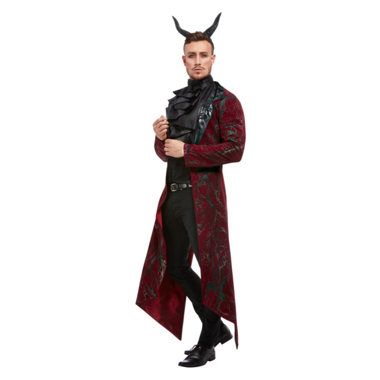 Op deze afbeelding zie je een Kostuums, van het merk Smiffy's. Luxe Lord Duivel Man Kostuum