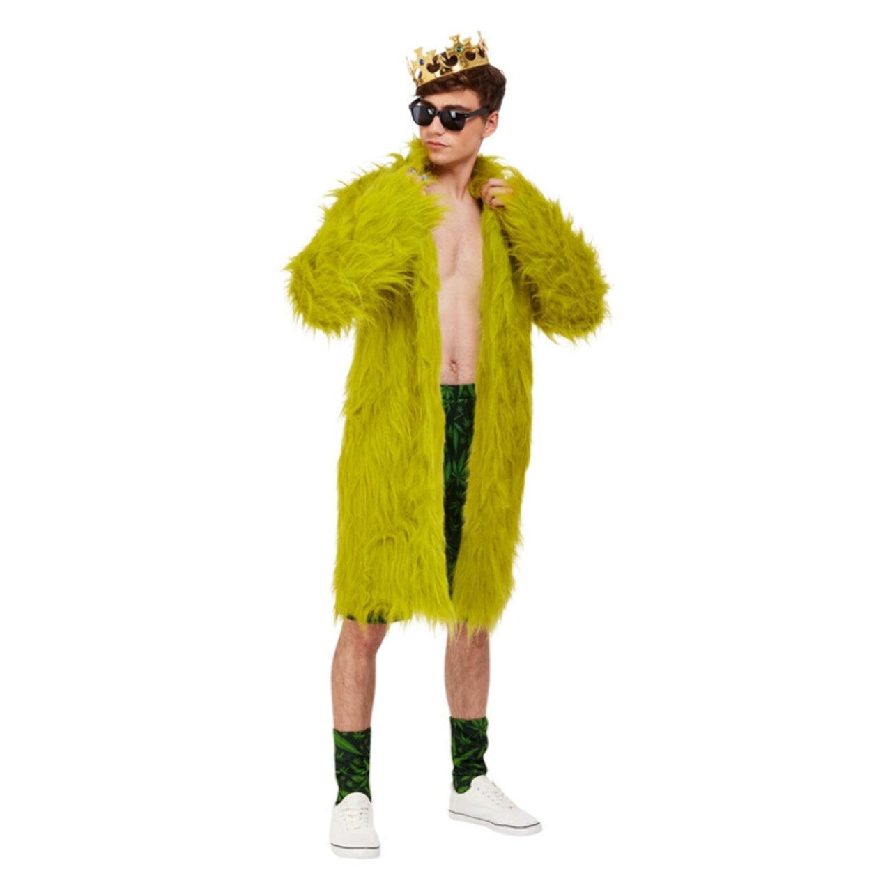 Op deze afbeelding zie je een Kostuums, van het merk Smiffy's. Lekker Foute Wiet Pimpjas Man Kostuum