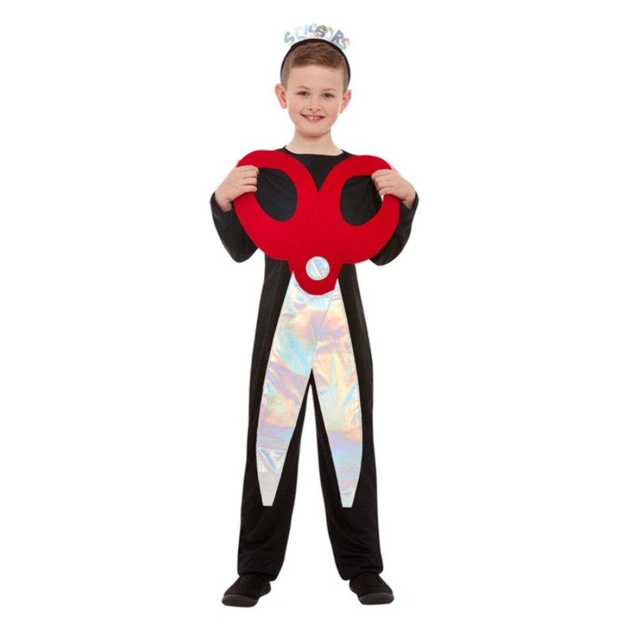 Op deze afbeelding zie je een Kostuums, van het merk Smiffy's. Gekke Schaar Kind Kostuum