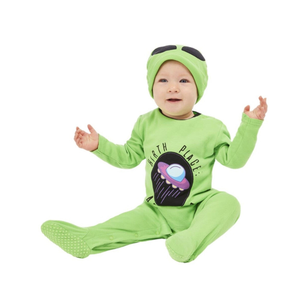 Op deze afbeelding zie je een Kostuums, van het merk Smiffy's. Baby Buitenaarts Wezentje Kind Kostuum