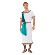 Op deze afbeelding zie je een Kostuums, van het merk Smiffy's. Romeinse Azuren Keizer Man Kostuum