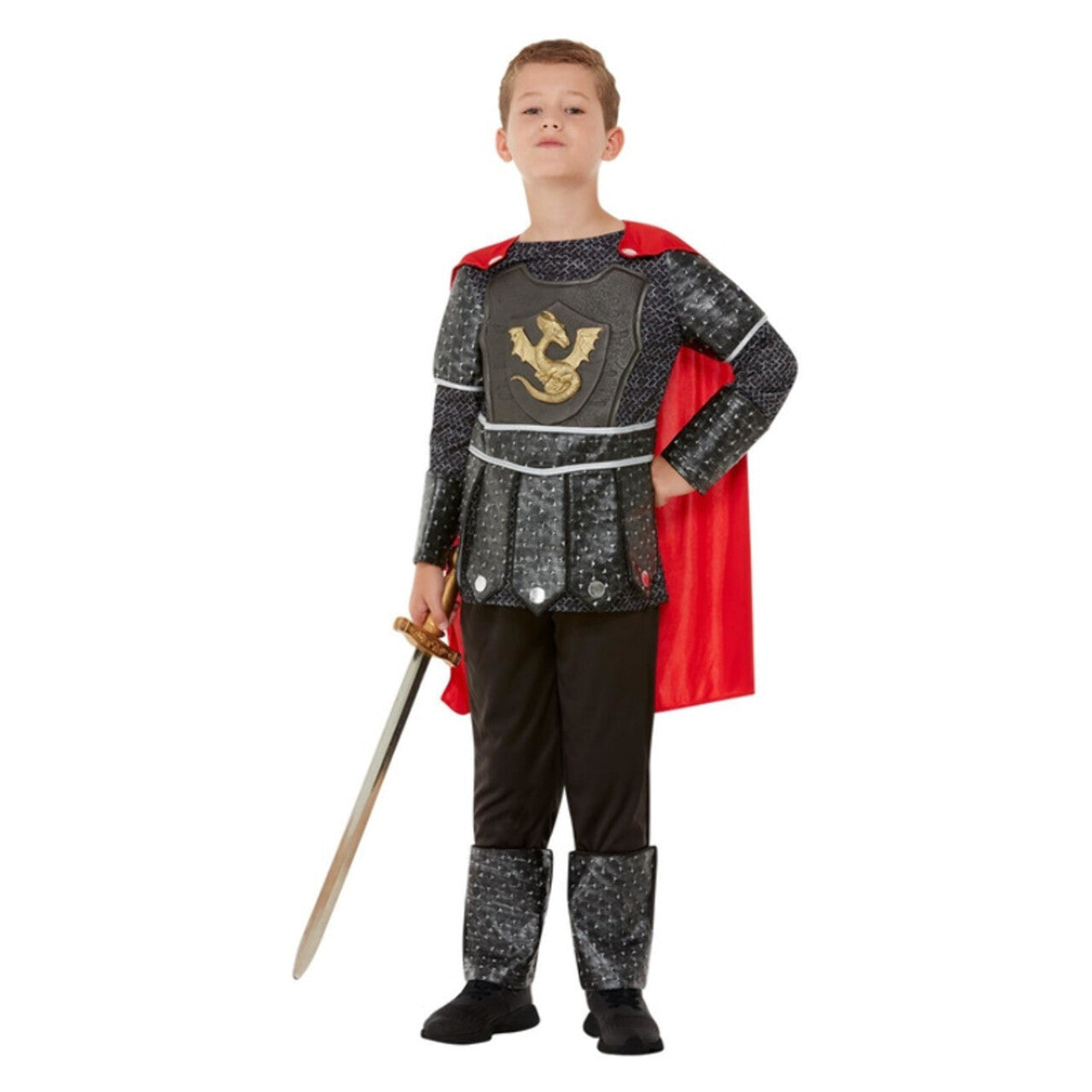 Op deze afbeelding zie je een Kostuums, van het merk Smiffy's. Deluxe Ridder Van De Eerste Orde Jongen Kostuum