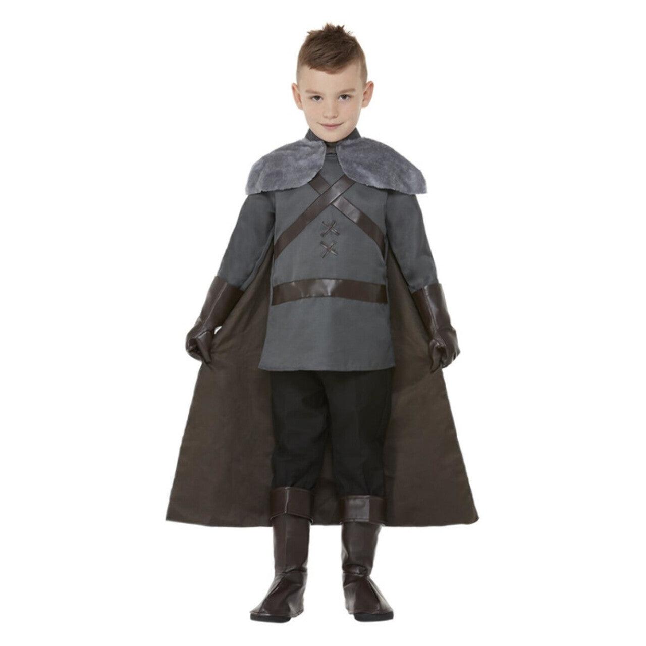 Op deze afbeelding zie je een Kostuums, van het merk Smiffy's. Deluxe Middeleeuwse Lord Godart Jongen Kostuum