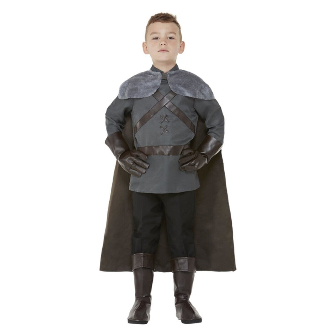 Op deze afbeelding zie je een Kostuums, van het merk Smiffy's. Deluxe Middeleeuwse Lord Godart Jongen Kostuum