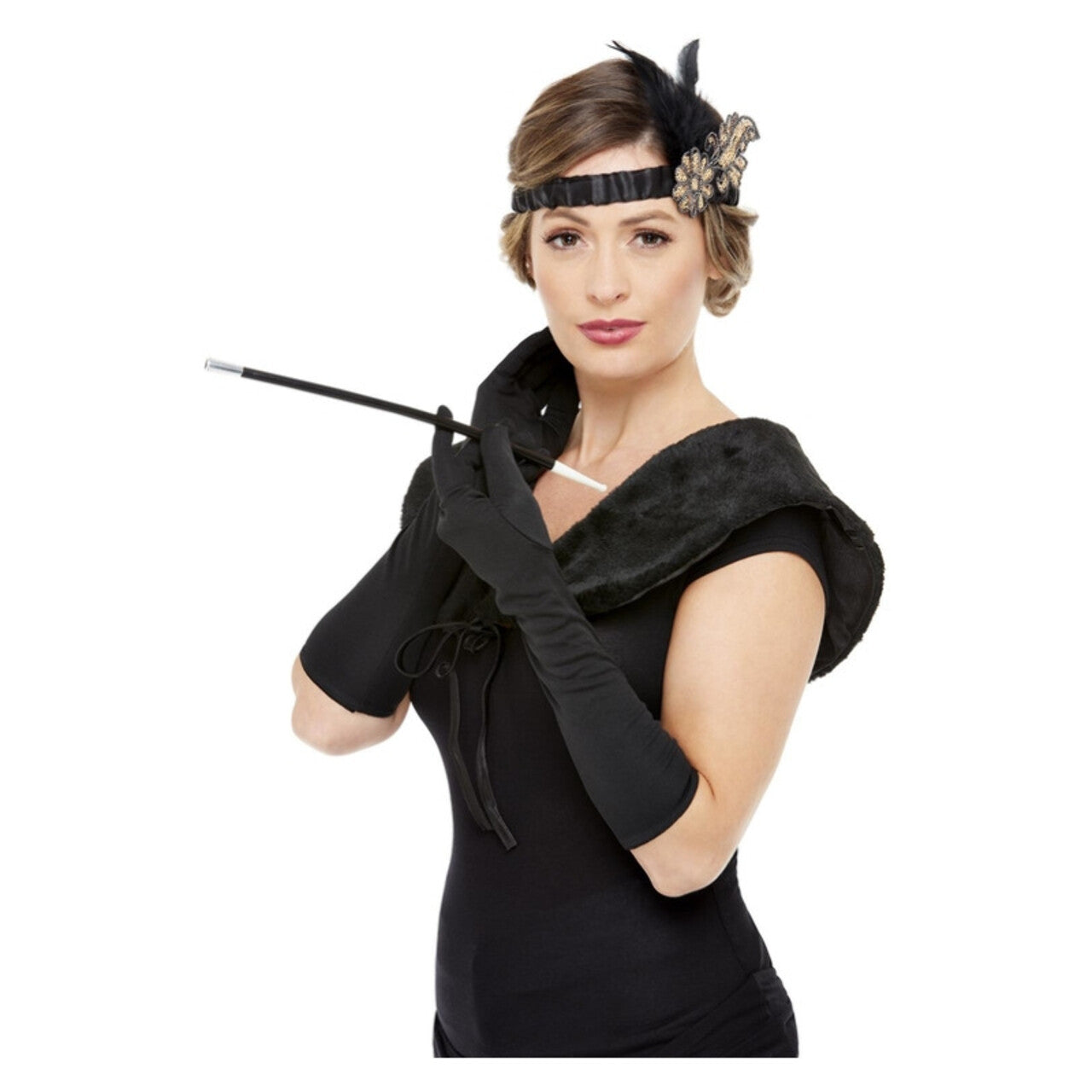 Op deze afbeelding zie je een Accessoires, van het merk Smiffy's. Jaren 20 Accessoire Set