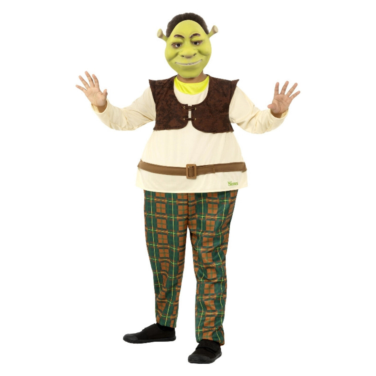 Op deze afbeelding zie je een Kostuums, van het merk Smiffy's. Vriendelijke Groene Moerasvriend Kind Jongen Kostuum