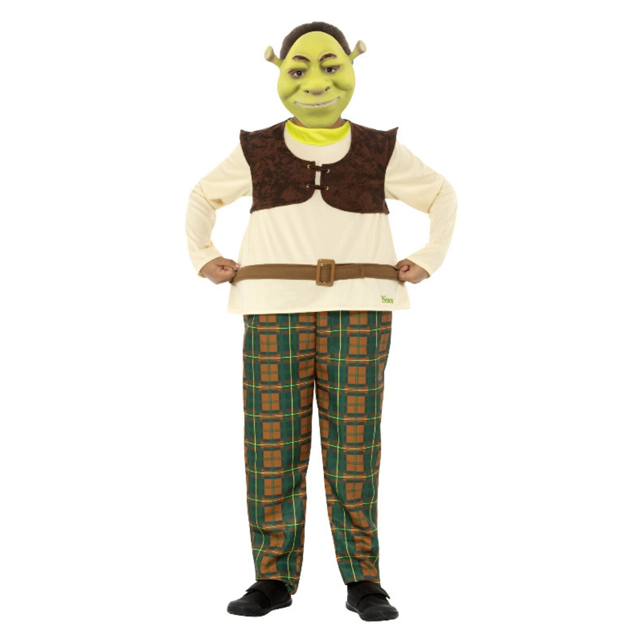 Op deze afbeelding zie je een Kostuums, van het merk Smiffy's. Vriendelijke Groene Moerasvriend Kind Jongen Kostuum