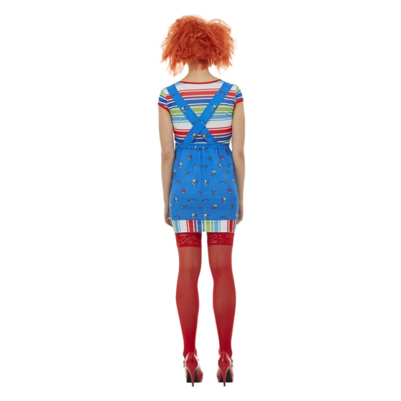 Op deze afbeelding zie je een Kostuums, van het merk Smiffy's. Chucky Wil Met Je Spelen Vrouw Kostuum