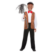 Op deze afbeelding zie je een Kostuums, van het merk Smiffy's. Jaren 50 Schoorsteenveger Kind Jongen Kostuum