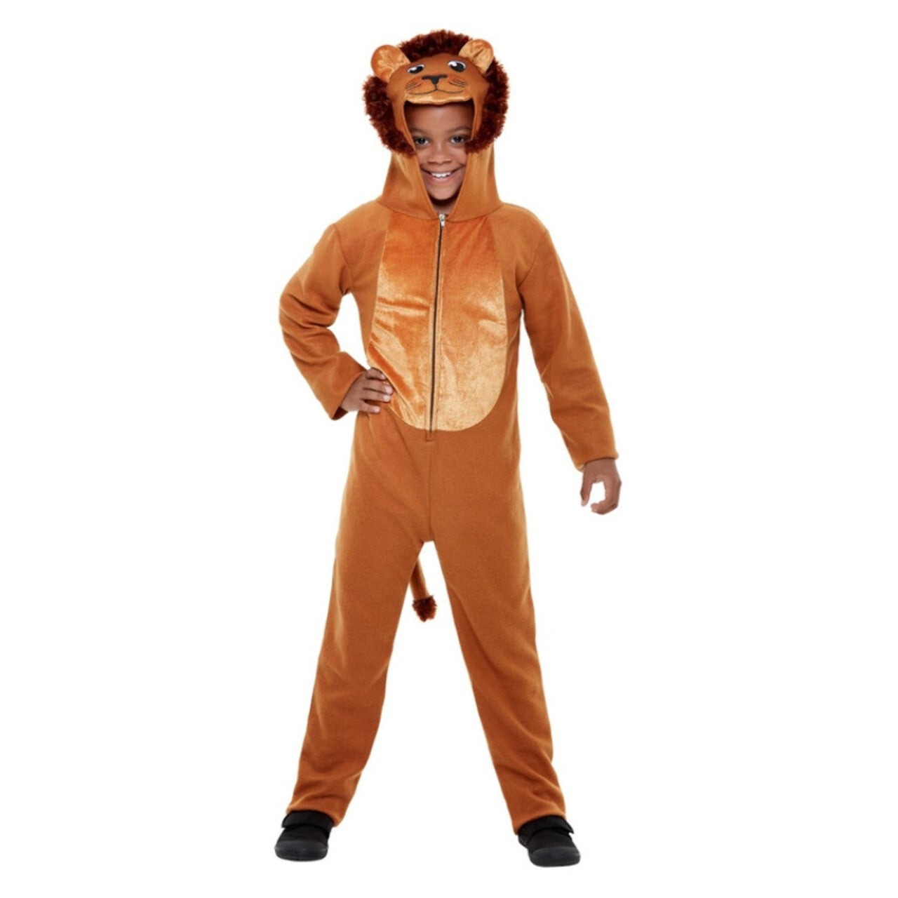 Op deze afbeelding zie je een Kostuums, van het merk Smiffy's. Jungle Koning Leeuwenbrul Kind Kostuum