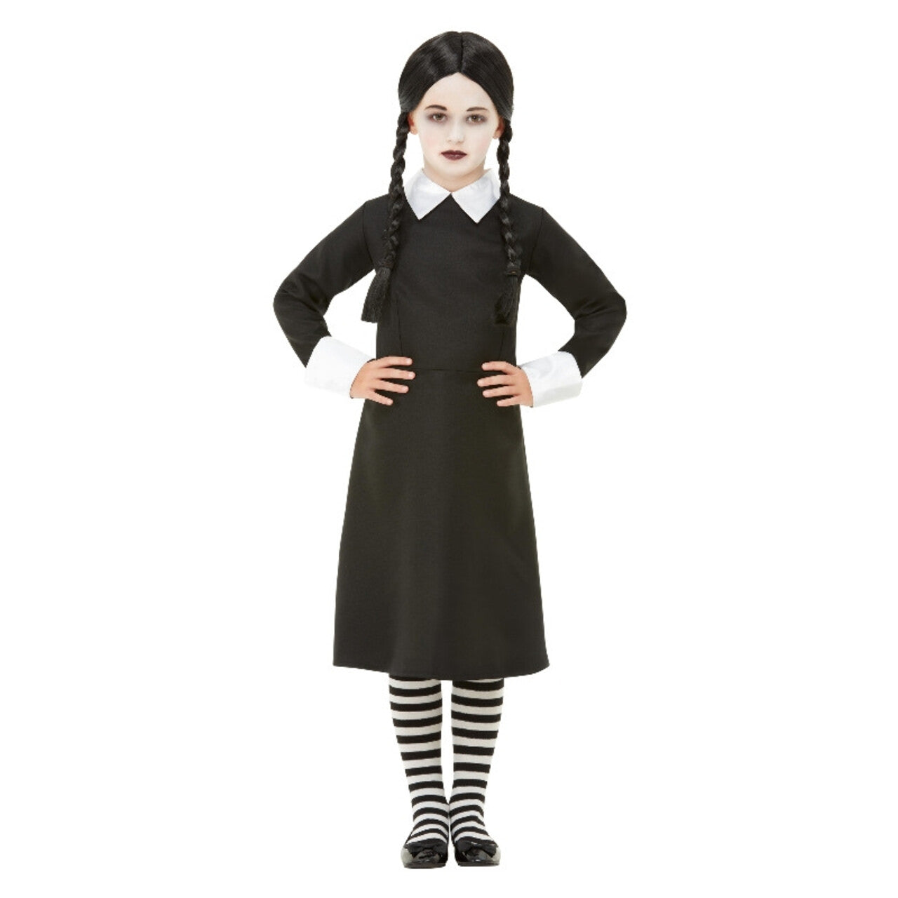 Op deze afbeelding zie je een Kostuums, van het merk Smiffy's. Gothic Schoolmeisje Vol Wee Kind Kostuum