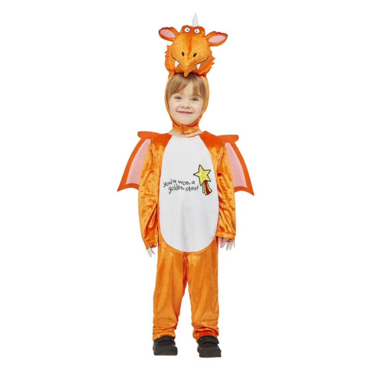 Op deze afbeelding zie je een Kostuums, van het merk Smiffy's. Draak Dries De Prinsessenvanger Kind Kostuum