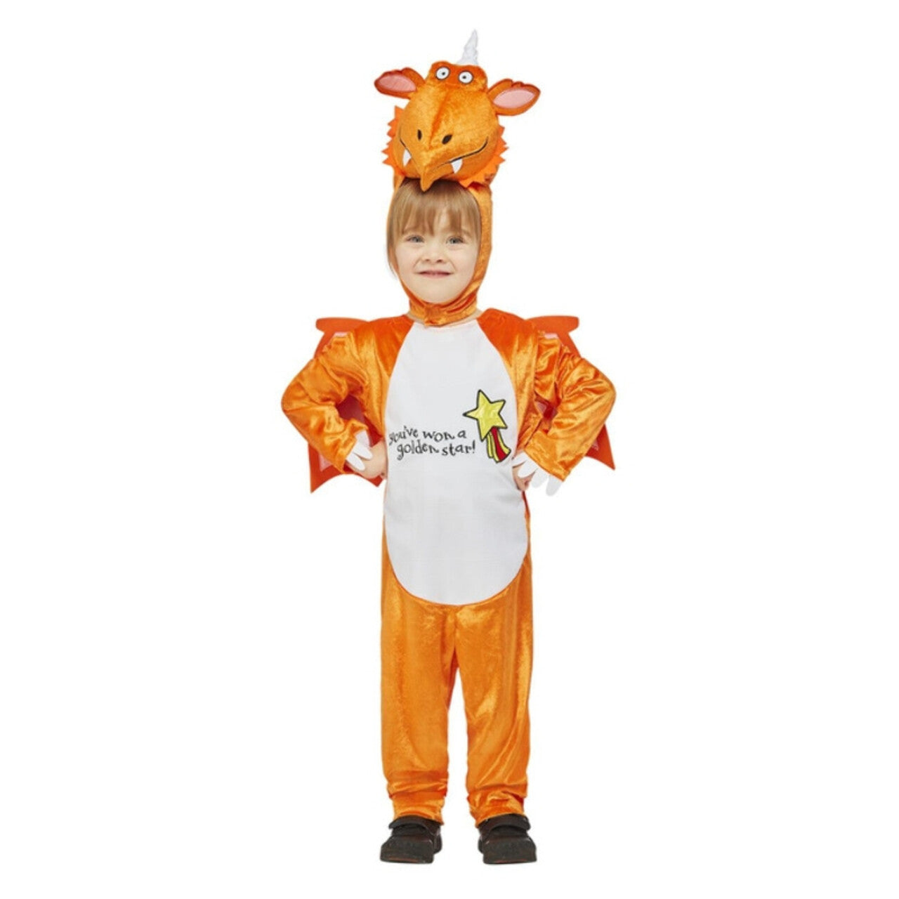 Op deze afbeelding zie je een Kostuums, van het merk Smiffy's. Draak Dries De Prinsessenvanger Kind Kostuum