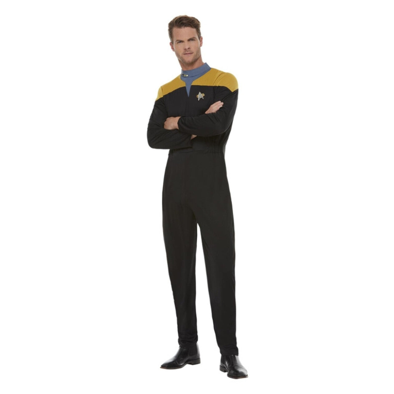 Op deze afbeelding zie je een Kostuums, van het merk Smiffy's. Star Trek™ Voyager Security Man Kostuum