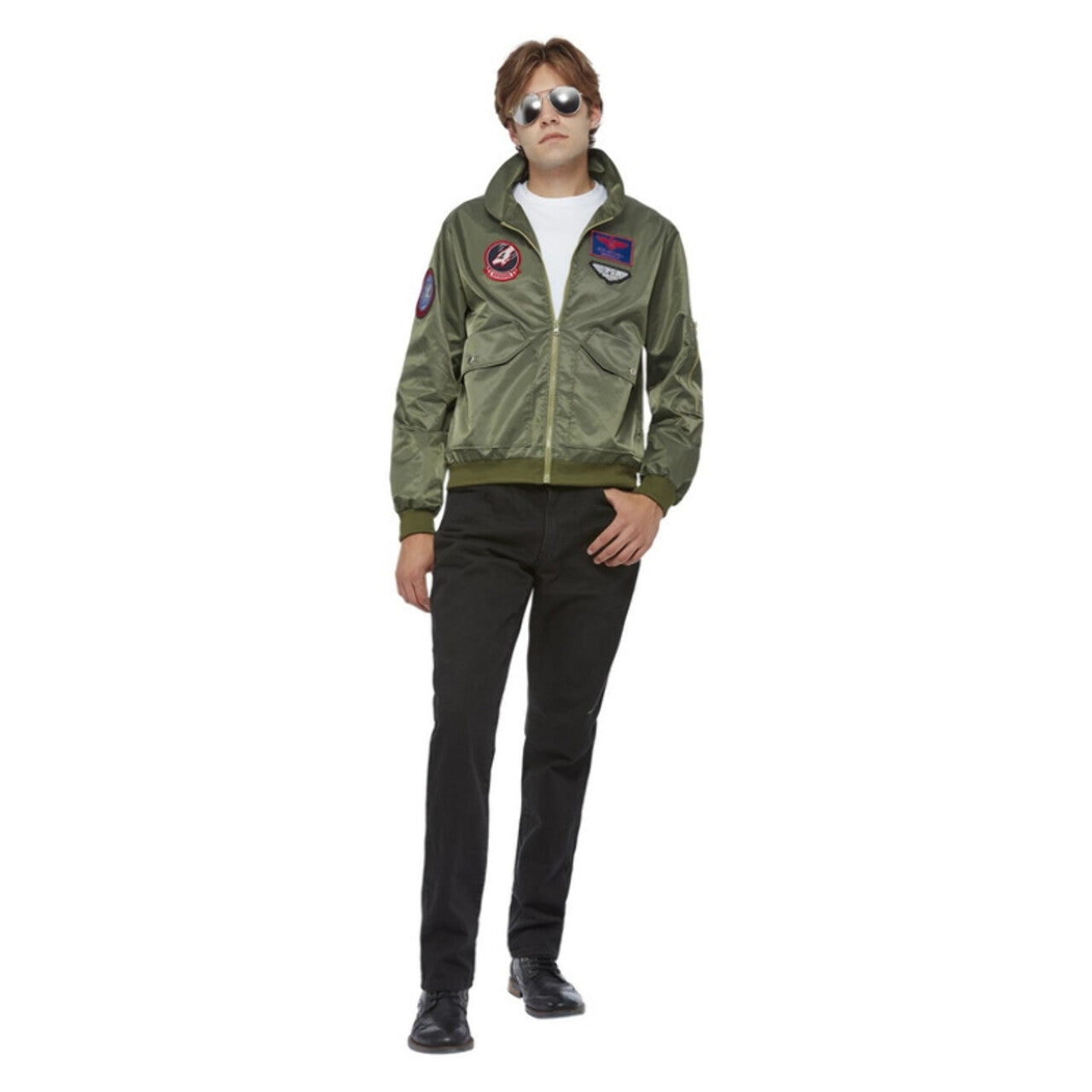 Op deze afbeelding zie je een Kostuums, van het merk Smiffy's. Top Gun™ Maverick Piloten Jas Man