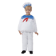 Op deze afbeelding zie je een Kostuums, van het merk Smiffy's. Mr Stay-Puft Marshmallow Man Jongen Kostuum