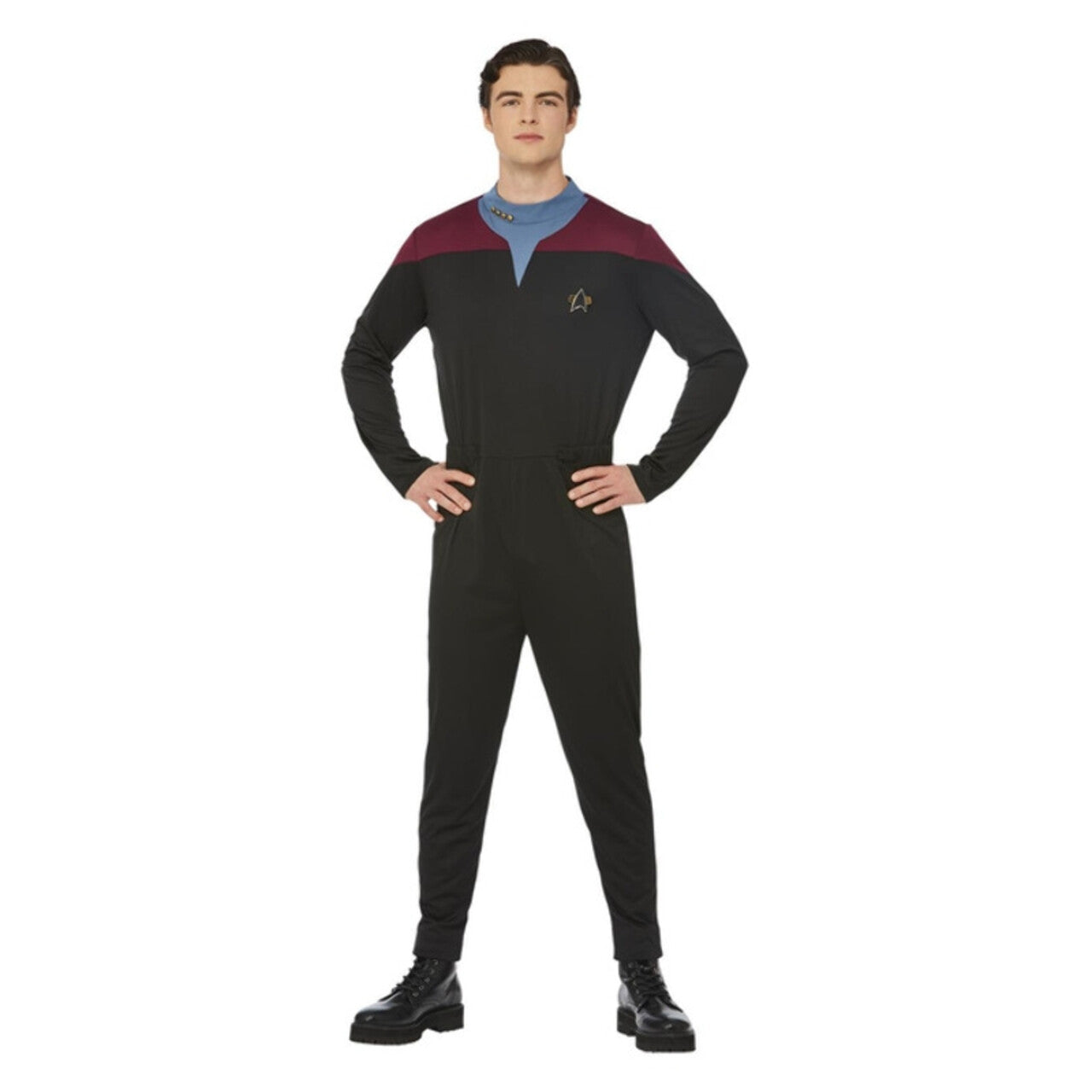 Op deze afbeelding zie je een Kostuums, van het merk Smiffy's. Star Trek™ Voyager Commandant Chakotay Kostuum