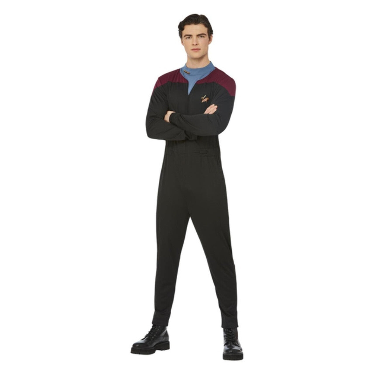 Op deze afbeelding zie je een Kostuums, van het merk Smiffy's. Star Trek™ Voyager Commandant Chakotay Kostuum