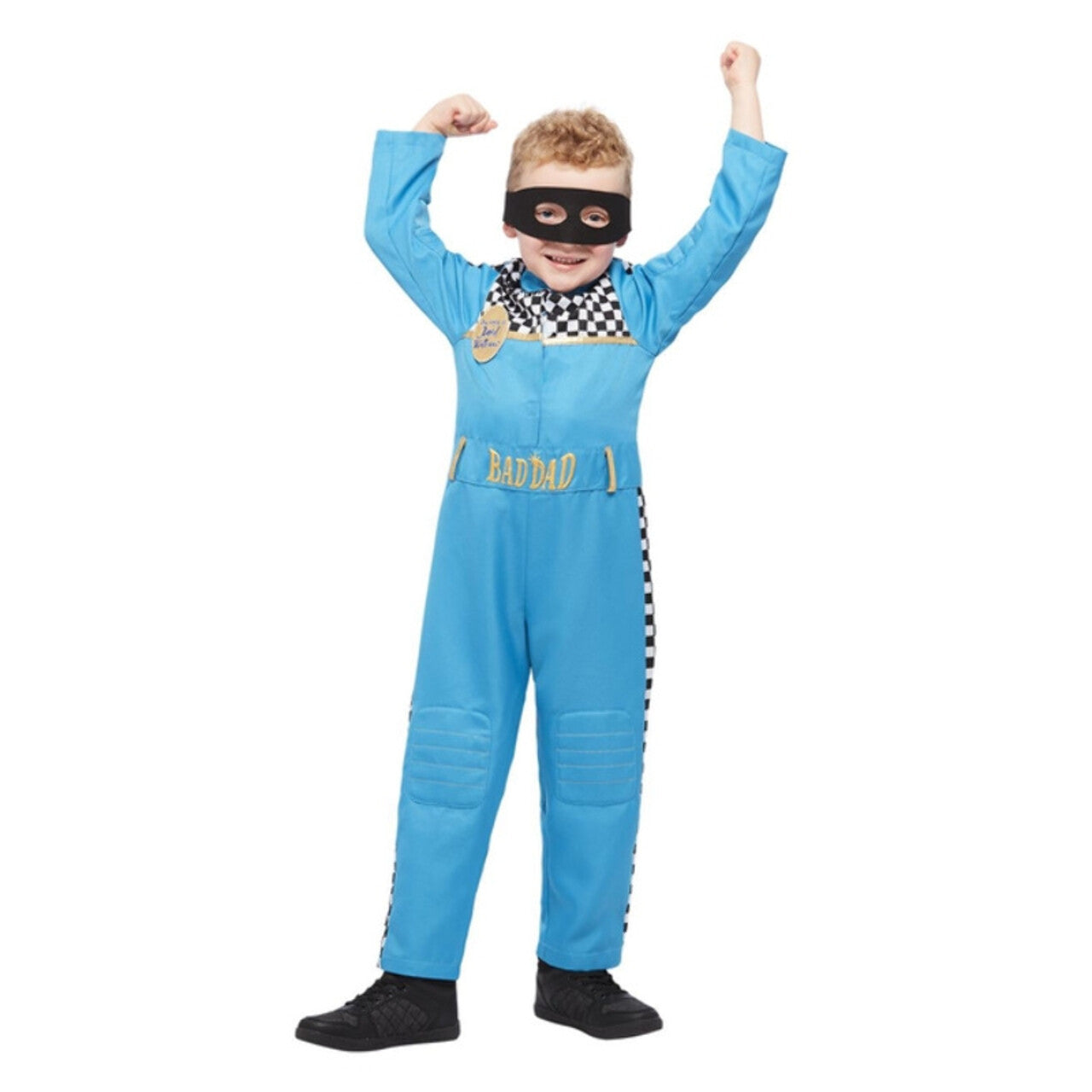 Op deze afbeelding zie je een Kostuums, van het merk Smiffy's. Papa Bandiet Race Chauffeur Kind Kostuum