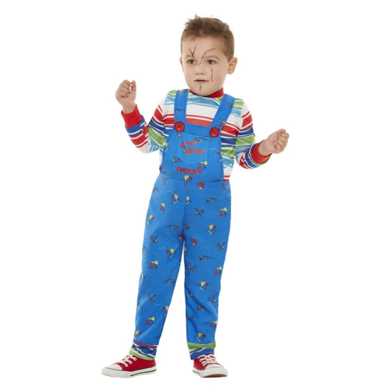 Op deze afbeelding zie je een Kostuums, van het merk Smiffy's. Chucky Wil Alleen Maar Spelen Kind Kostuum