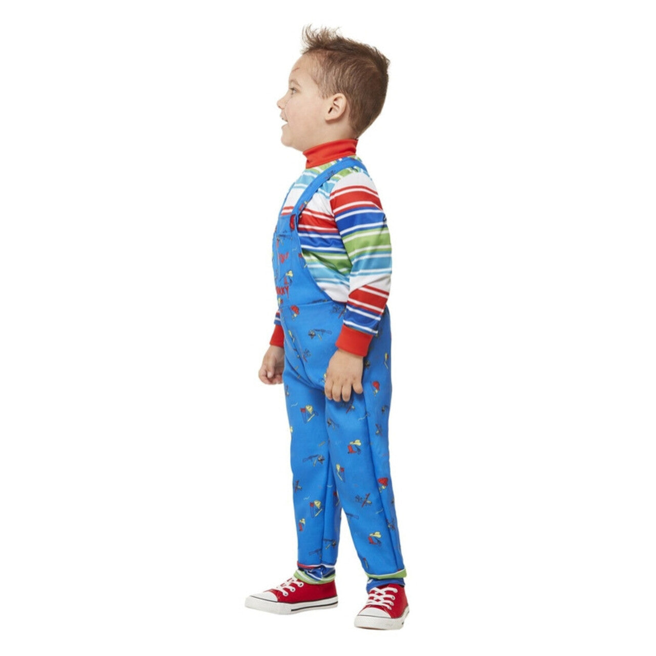 Op deze afbeelding zie je een Kostuums, van het merk Smiffy's. Chucky Wil Alleen Maar Spelen Kind Kostuum