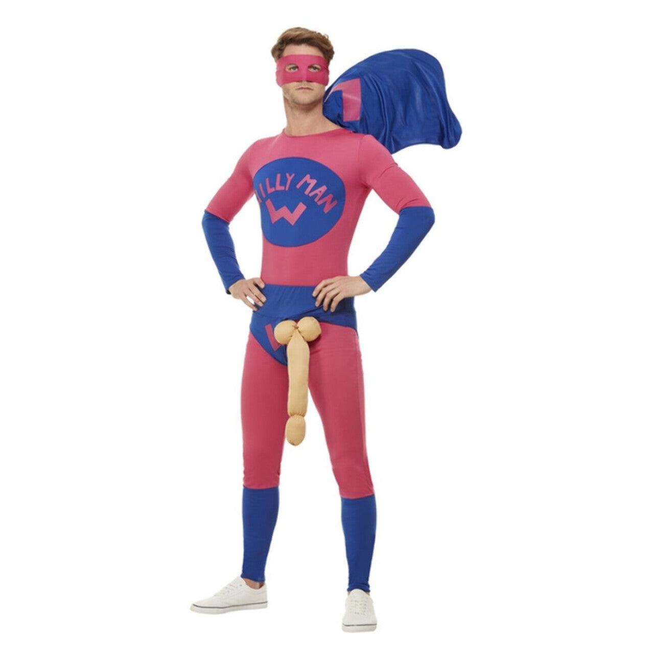 Op deze afbeelding zie je een Kostuums, van het merk Smiffy's. Superheld Willyman Kostuum