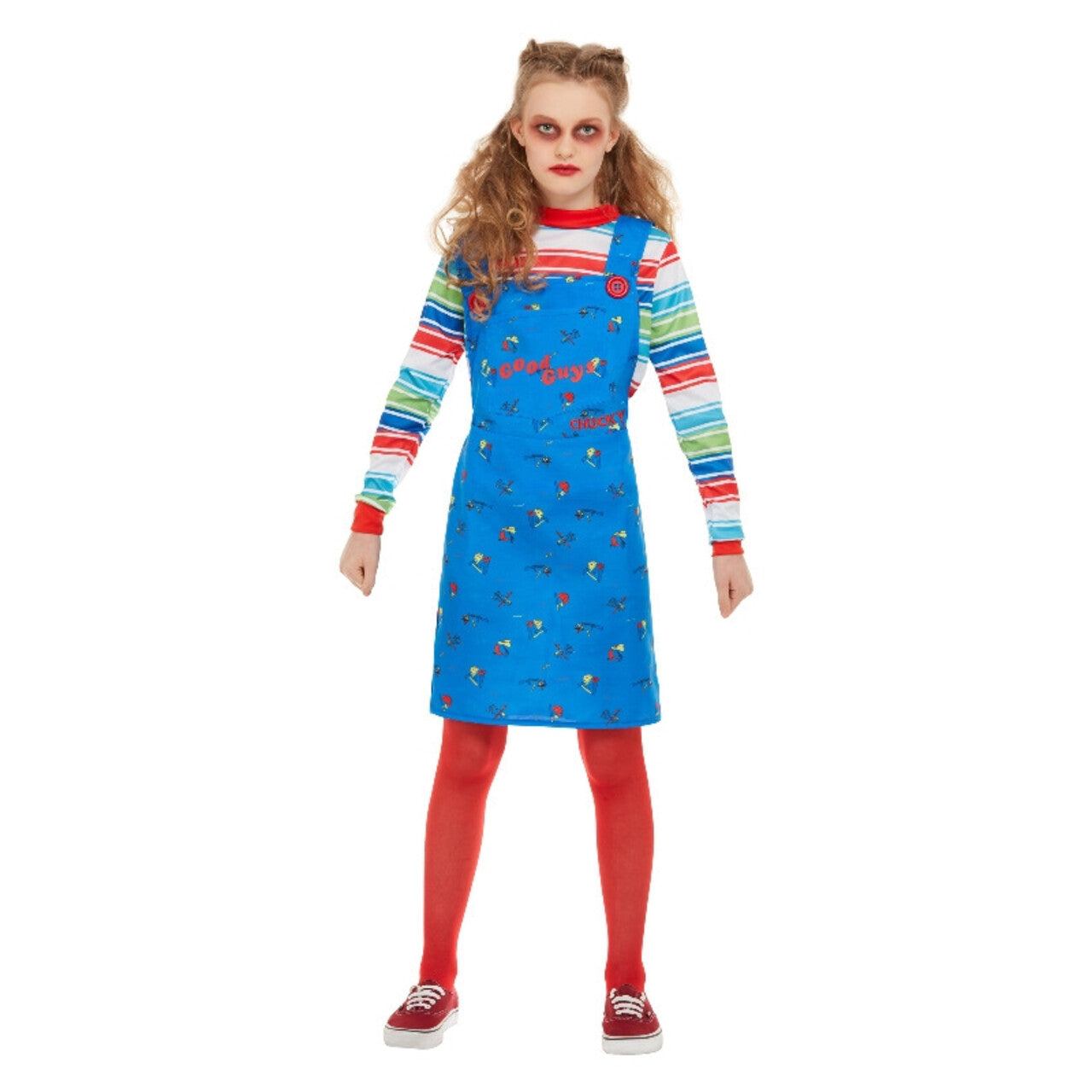 Op deze afbeelding zie je een Kostuums, van het merk Smiffy's. Vreselijke Jaloerse Vriendin Chucky Meisje Kostuum