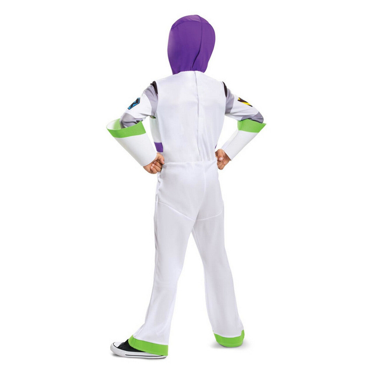 Op deze afbeelding zie je een Kostuums, van het merk Smiffy's. Disney Toy Story Buzz Lightyear Deluxe Fly To The Moon Jongen Kostuum