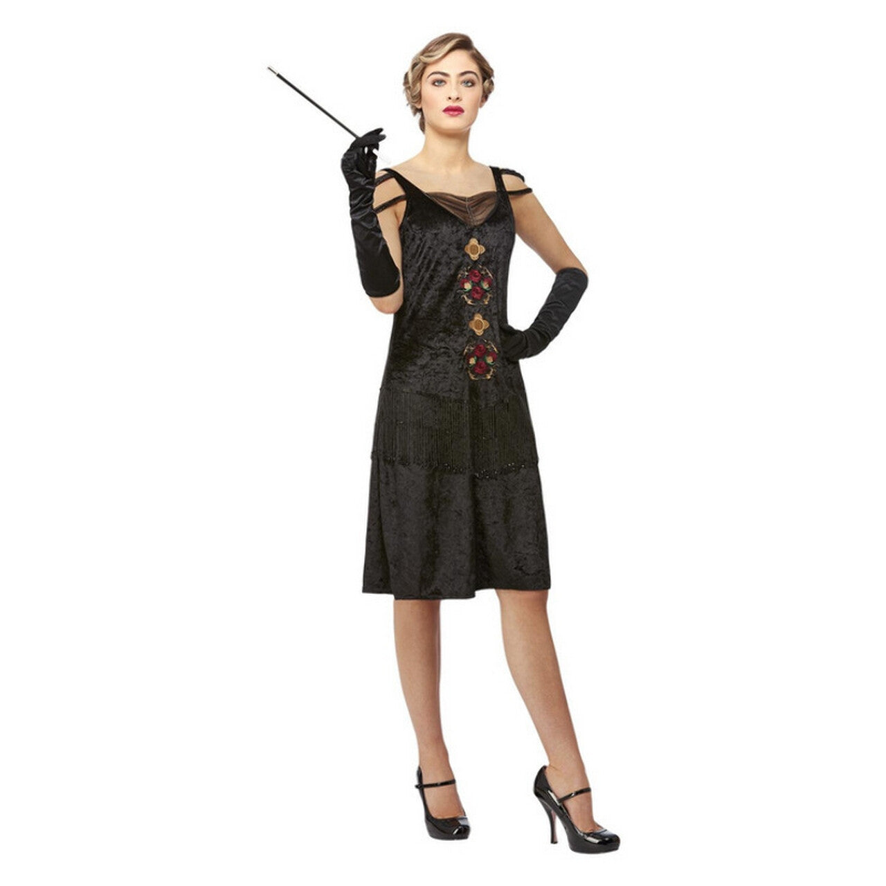 Op deze afbeelding zie je een Kostuums, van het merk Smiffy's. Elegante Peaky Blinders Polly Gray Vrouw Kostuum