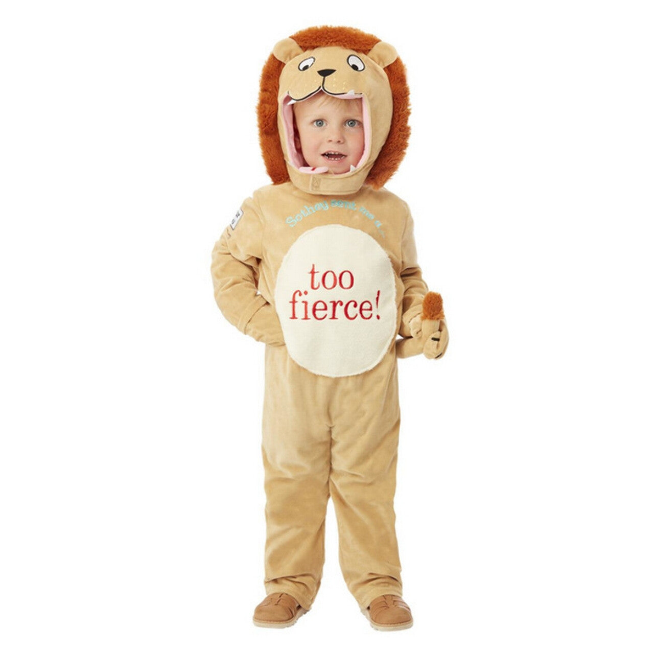 Op deze afbeelding zie je een Kostuums, van het merk Smiffy's. Dear Zoo Deluxe Fierce Leo De Lion Kind Kostuum