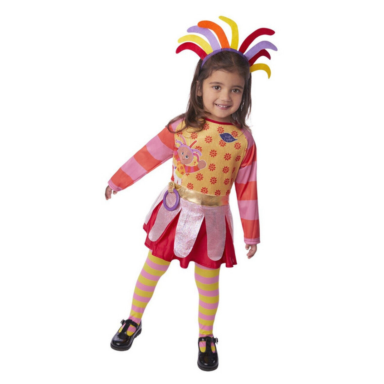 Op deze afbeelding zie je een Kostuums, van het merk Smiffy's. In The Night Garden Happy Upsy Daisy Meisje Kostuum