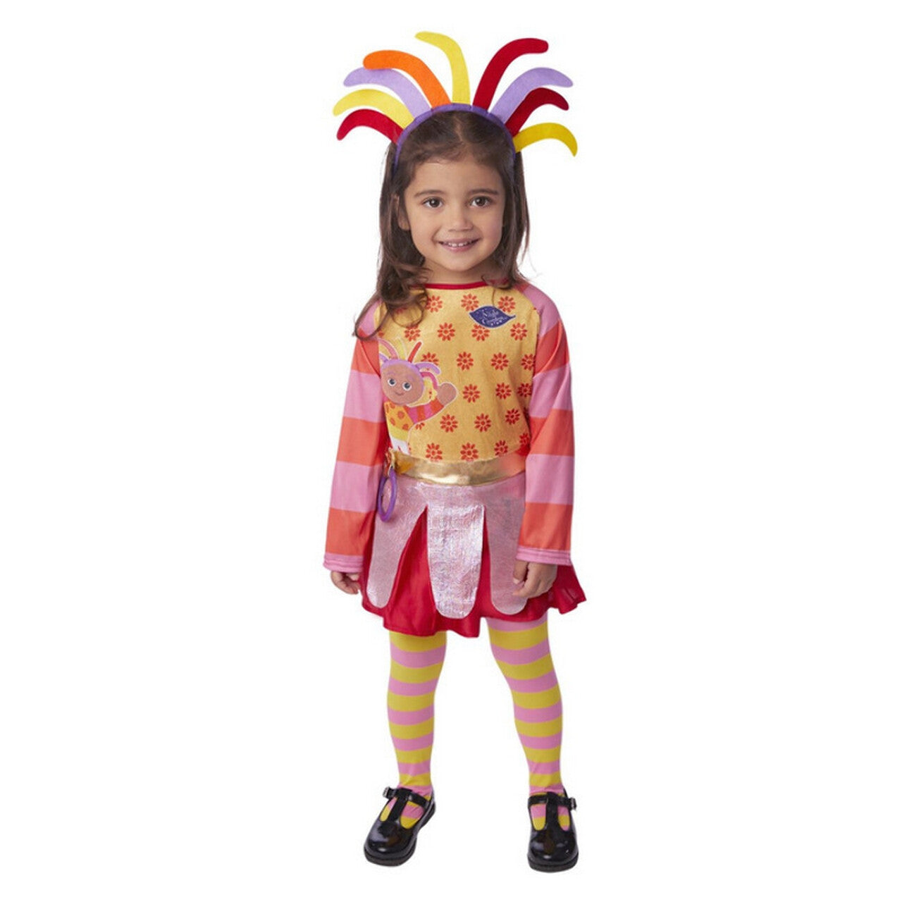 Op deze afbeelding zie je een Kostuums, van het merk Smiffy's. In The Night Garden Happy Upsy Daisy Meisje Kostuum