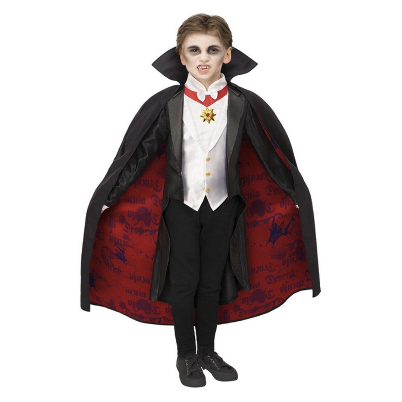 Op deze afbeelding zie je een Kostuums, van het merk Smiffy's. Monster Drake Dracula Kind Jongen Kostuum