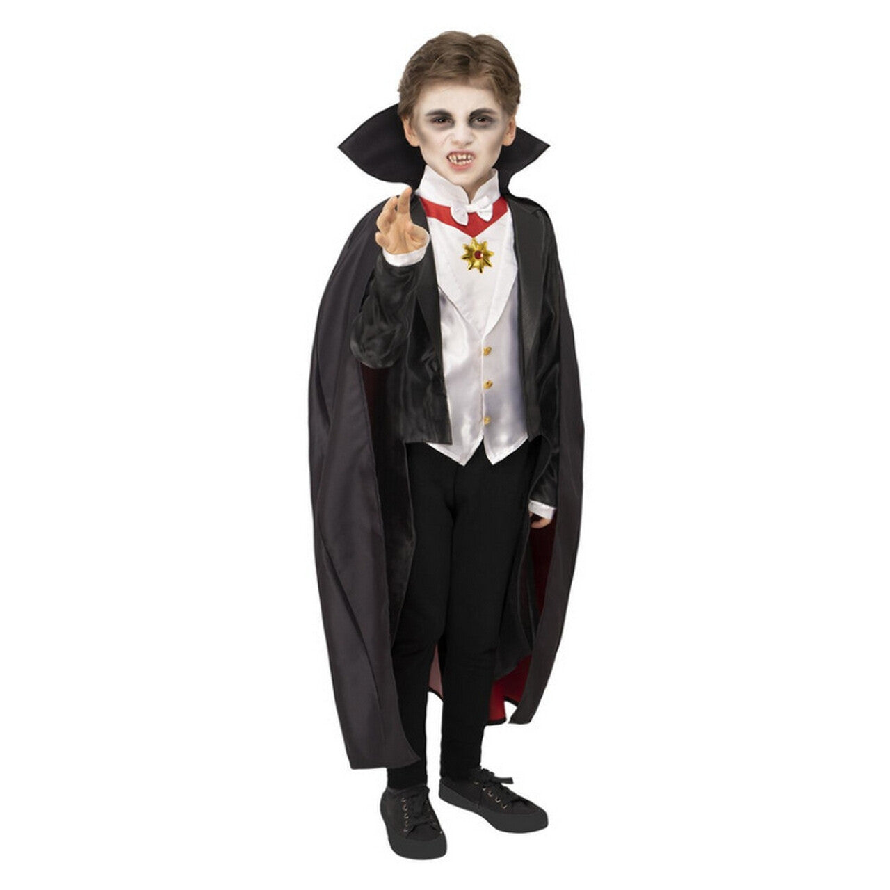 Op deze afbeelding zie je een Kostuums, van het merk Smiffy's. Monster Drake Dracula Kind Jongen Kostuum
