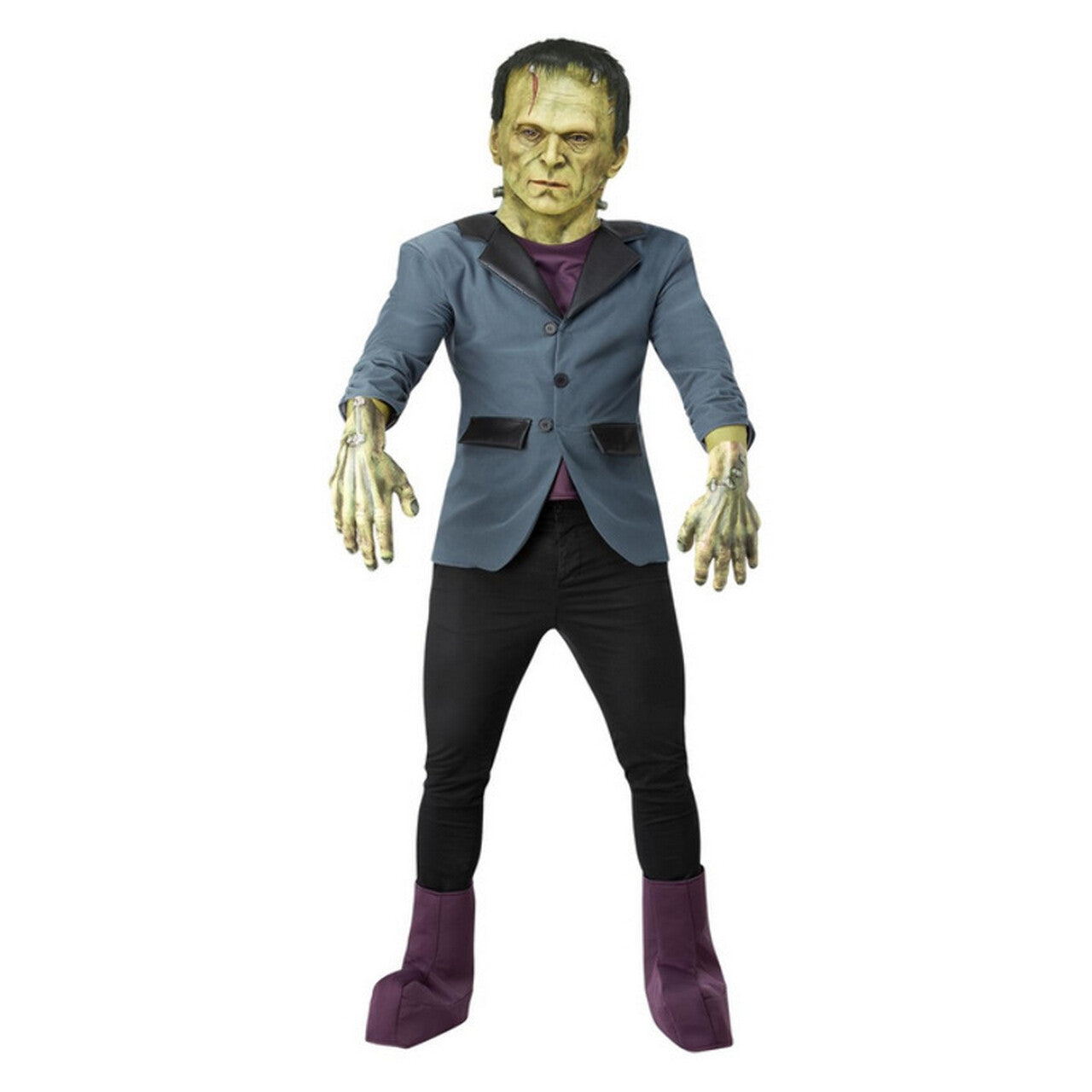 Op deze afbeelding zie je een Kostuums, van het merk Smiffy's. Groene Frankie Van Frankenstein Man Kostuum