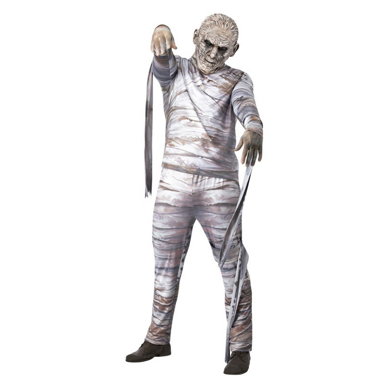 Op deze afbeelding zie je een Kostuums, van het merk Smiffy's. Ingewikkelde Mummie Zombie Man Kostuum