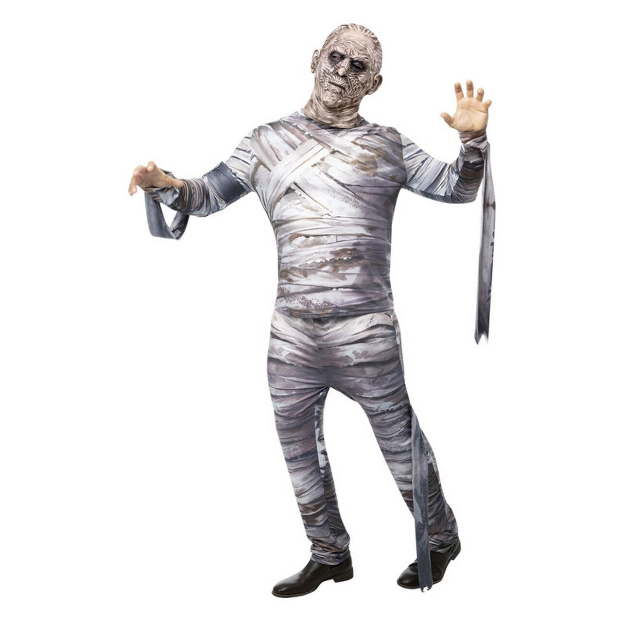 Op deze afbeelding zie je een Kostuums, van het merk Smiffy's. Ingewikkelde Mummie Zombie Man Kostuum