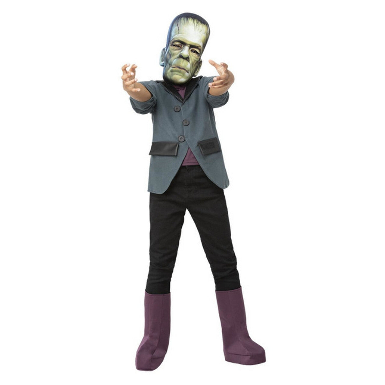 Op deze afbeelding zie je een Kostuums, van het merk Smiffy's. Franklin Frankenstein Kind Kind Kostuum