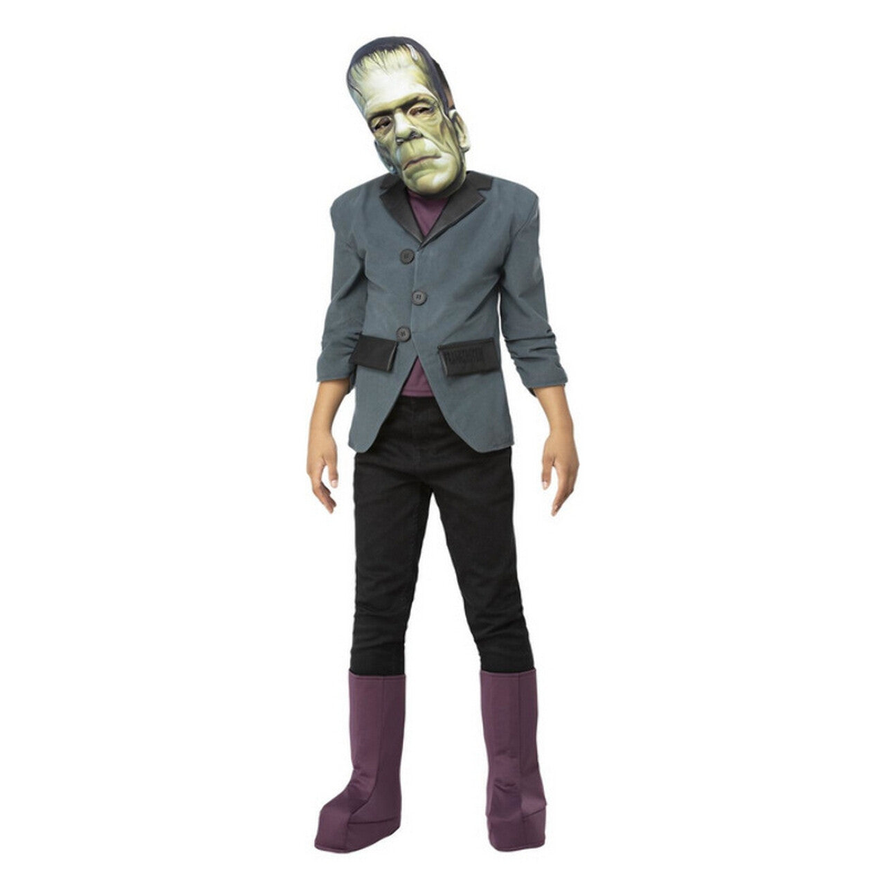 Op deze afbeelding zie je een Kostuums, van het merk Smiffy's. Franklin Frankenstein Kind Kind Kostuum