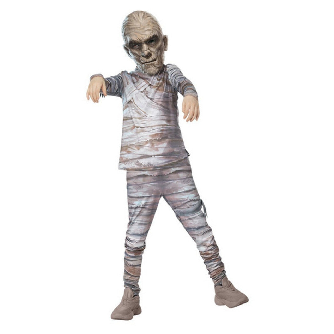 Op deze afbeelding zie je een Kostuums, van het merk Smiffy's. Ingewikkelde Mummie Monster Kind Kind Kostuum