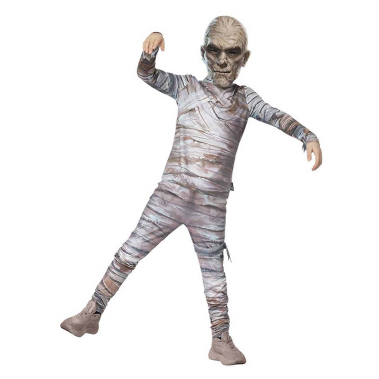 Op deze afbeelding zie je een Kostuums, van het merk Smiffy's. Ingewikkelde Mummie Monster Kind Kind Kostuum